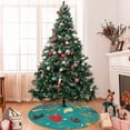 thumbnail image 7 of Sikiie Cute Hens And Rooster 30-48 inches {designName} Print Christmas Tree Skirt Snowman Xmas Tree Skirt with Edge Christmas Decorations for Holiday Party-48", 7 of 7