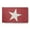 Ligonberry Red and White, variant on Simply Daisy 2' x 3' Big Star Chenille Rug, Dusty Smoke
