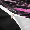 thumbnail image 4 of Castle Fairy Neon Sports Car Duvet Cover Set for Teens, Light Trail Race Bedding Full for Girls Bedroom, Pink Black,Black Reversible,3pcs,No Comforter, 4 of 6