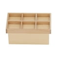 thumbnail image 1 of Modelo De Estante Para Frutas Y Verduras, Hermoso Y Pequeño Soporte Para Frutas Y Verduras Para Casa De Muñecas 1/12 ANGGREK Color de madera natural., 1 of 8