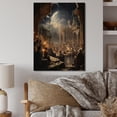 thumbnail image 2 of Designart "Quran Revelation Islam wall decor I" Religion & Spirituality Print on Natural Pine Wood, 2 of 5