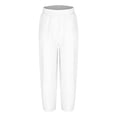 thumbnail image 6 of Ixbnca Children's Long Pants Casual Solid Color Lounge Pants with Pockets Comfy Elastic High Waist Trousers, 6 of 7