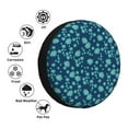 thumbnail image 4 of Naloa Daisies Flowers PVC Leather Spare Tire Wheel Cover for Car Truck SUV Camper Trailer Universal Fit many size16 inch, 4 of 6