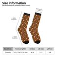 thumbnail image 2 of Susaid Autumn Thanksgiving Print Men's Moisture Wicking Cushioned Crew Work Boot Socks Suitable for Size 36-45, 2 of 6