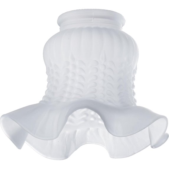 Quorum 2156, White Tulip Glass