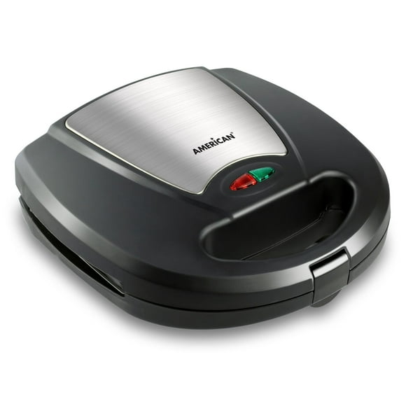 Waflera Sandwichera Parrila 3 En 1 American Xl Removible negro 1 AMERICAN 9983 Sandwichera Wafflera Parrilla-Negro