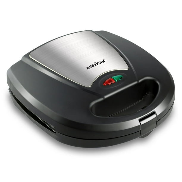 Waflera Sandwichera Parrila 3 En 1 American Xl Removible negro 1 AMERICAN 9983 Sandwichera Wafflera Parrilla-Negro