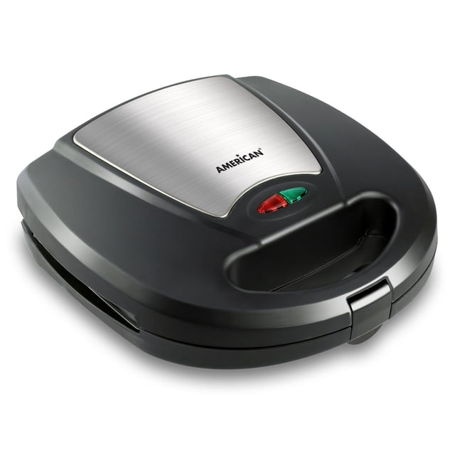 Waflera Sandwichera Parrila 3 En 1 American Xl Removible negro 1 AMERICAN 9983 Sandwichera Wafflera Parrilla-Negro