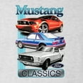 thumbnail image 6 of Wild Bobby Mustang Ford Classics Cars and Trucks Women Tri-Blend Racerback Tank Top, Heather White, Small, 6 of 6