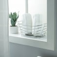 thumbnail image 2 of Simplify Wire Storage Basket Metal Frame, Chrome Steel, 2 of 6