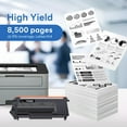 thumbnail image 3 of Tn-850 Tn850 Toner 2 Pack Compatible Tn850 Cartucho De Tóner Negro De Alto Rendimiento De Repuesto Para Brother Tn-850 Mfc-L5850Dw Mfc-L5700Dw Mfc-L5900Dw Mfc-L6900Dw Mfc-L6800Dw Toner., 3 of 6