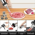 thumbnail image 4 of Manss Jerky Gun Kits, Jerky Maker Gun, Beef Jerky Gun,Stainless Steel Sausage Stuffer Jerky Making Gun with 5 Stainless Nozzles, 4 of 8
