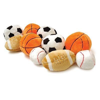 plush soccer ball dog toy