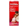 Children's Tylenol Pain + Fever Relief Medicine, Strawberry, 4 fl. oz