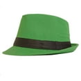 thumbnail image 4 of WESTEND Unisex Short Brim Fedora - Great for St. Patrick's Day-Green, 4 of 7