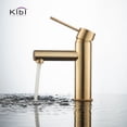 thumbnail image 2 of Kibi Circular X Single Handle Bathroom Vanity Sink Faucet, 2 of 3