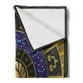 thumbnail image 2 of Astrology Soft Flannel Fleece Throw Blanket, Square Shape Inner Details Zodiac Horoscope and Constellations Art, Cozy Plush for Indoor and Outdoor Use, 50" x 60", Multicolor, by Ambesonne, 2 of 5