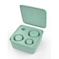 thumbnail image 2 of Ice Cube Tray for 40Oz Tumbler, 4 Pcs Silicone Ice Cube Maker With Lid and Bin for Chilling Whiskey, Cocktails, Drinks, Coffee, Easy Fill and Release Ice Maker, Green, 2 of 7