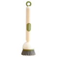 thumbnail image 1 of Cepillo de Limpieza Ajustable con Dispensador de Líquido,  de 6 Niveles, Antirayaduras, para Cocina y Utensilios de Cocina, Color Verde., 1 of 1