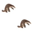 thumbnail image 1 of Guardoinrt Interactive Simulation Animal Figures Model for Kids Educational Toys Pangolin 2Set, 1 of 6