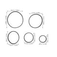 thumbnail image 2 of Nestingho 15Pcs Floating Plant Rings for Aquarium Floating Plant Barrier Black for Isolating Aquatic Plants, 2 of 8