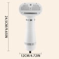 thumbnail image 3 of Ceimmolca 5 In 1 600W Rechargeable Pet Grooming Hair Dryer Brush Portable Steam Spray Cat Comb Self Cleaning Cat Grooming Brush Massage With Release Button For Dogs/Cats Ideal Fo, Silver, 3 of 9