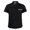 thumbnail image 2 of Chaqueta para mujer, de cocina de Hotel, botón a presión de verano, camarero fino Zulema Chaqueta de Chef de Hombre, 2 of 8