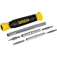 thumbnail image 2 of shiyou-VAC1110 11-in-1 Multi-Bit Screwdriver Set, 8 Phillips, Slotted, Square, Torx Screwdriver Tips and 3 Nut Driver Sizes, Comfort Grip Handle, 2 of 4