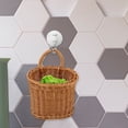 thumbnail image 5 of WEUVEB 2Ud Cesta De Almacenaje Colgante De Pared Para Y Plantas Estilo Campestre Marrón, 5 of 5