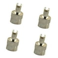 thumbnail image 4 of koolsoo 4 Pieces Replacement Car Motorcyle Wheel Tire Copper Stem Air Valve Caps with, 4 of 8