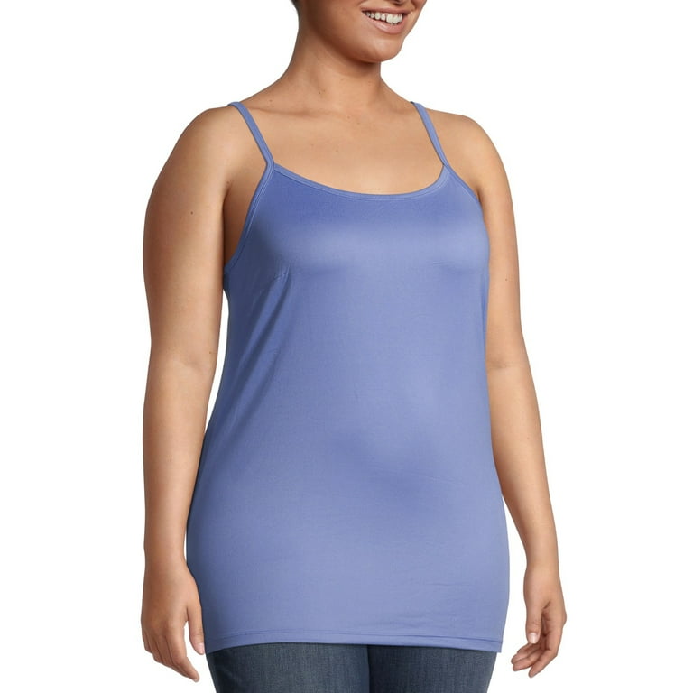 Terra & Sky Women's Plus Size Everyday Essential Tunic Length Cami