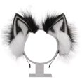 thumbnail image 5 of Diadema con orejas de bestia hecha a mano, tocado de lolita con orejas de gato de imitación, clip de cola KC, oreja de animal de níspero, lolita, fácil de usar, 5 of 5