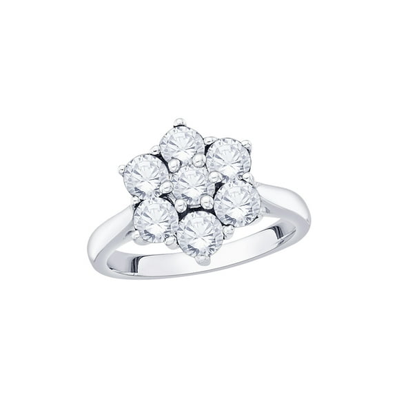 KATARINA Diamond Fashion Ring in 10K White Gold (2 cttw, I-J, I1-I2) (Size-10)