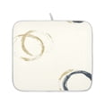 thumbnail image 2 of Overlapping Circles Dish Drying Mat for Kitchen, Quick Drying Absorbent Soft Durable 18 x 24", 2 of 10