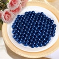 thumbnail image 3 of 1800Pcs Vase Filler Pearl Beads for Crafting,TGY 6mm/0.23in Navy Blue Beads No Holes Faux Pearls Decor Suitable for Wedding Decor, Party Decorations, Centerpiece Table Decorations, 3 of 6