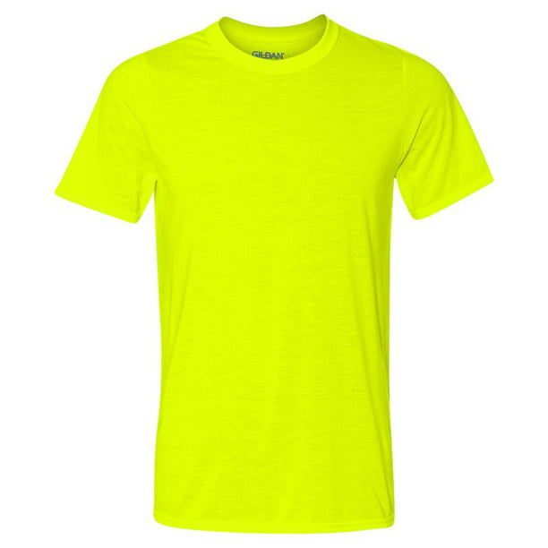 Gildan - Gildan 42000 Men's Performance T-Shirt -Safety Green-3X-Large ...
