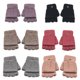 thumbnail image 5 of Soidarity 1 par de guantes de invierno para mantener el calor con solapa, guantes de punto para senderismo al aire libre, mitones sin dedos 2 en 1, rosa Deportes de nieve color café Soidarity OD000499-03, 5 of 6