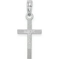 thumbnail image 4 of Sterling Silver Polished Flat Latin Cross Pendant - Jbsp, 4 of 5