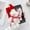 Red, variant on for Samsung Galaxy Z Fold 4 Plush Christmas Xmas Bear Design Case,Stylish Lovely Cute Cartoon Fluffy Gift Winter Warm Furry Hybrid TPU Shockproof Slim Back Cover for Men Women.Red