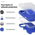 thumbnail image 2 of KOMI Compatible with iPhone 16 Pro Max Case, Premium Liquid Silicone Case, Full Body Protective Cover, Shockproof, Slim Phone Case, Anti-Scratch Soft Microfiber Lining, 6.9 inch Cobalt Blue, 2 of 5