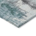 thumbnail image 6 of Dalyn Rugs Machine Washable Indoor/Outdoor Chantille Teal 8' x 8' Round Rug, 6 of 7