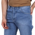 thumbnail image 3 of PANTALON VAQUERO DELGADA MEZCLILLA HOMBRE AZUL CELESTE, 3 of 4