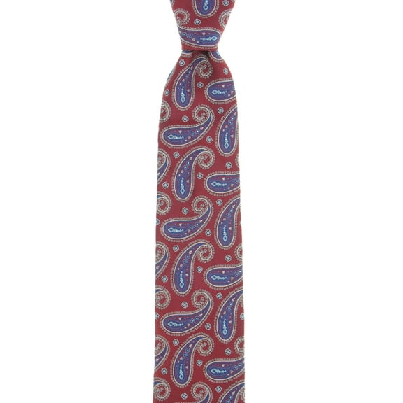 Tasso Elba Collezione Men's Red Paisley Tie