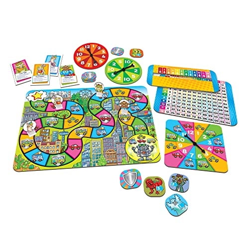 Juguetes Huerto Juegos de Alces Tablas de Tiempos Heroes. un emocionante Juego de Multipli Orchard Toys Orchard Toys