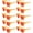 Orange, variant on 10/20 Pack Neon Party Sunglasses Bulk,Wholesale Retro 80s Colorful Mirrrored Lens Sunglasses Party Favors Orange 10 Packs,Multicolor