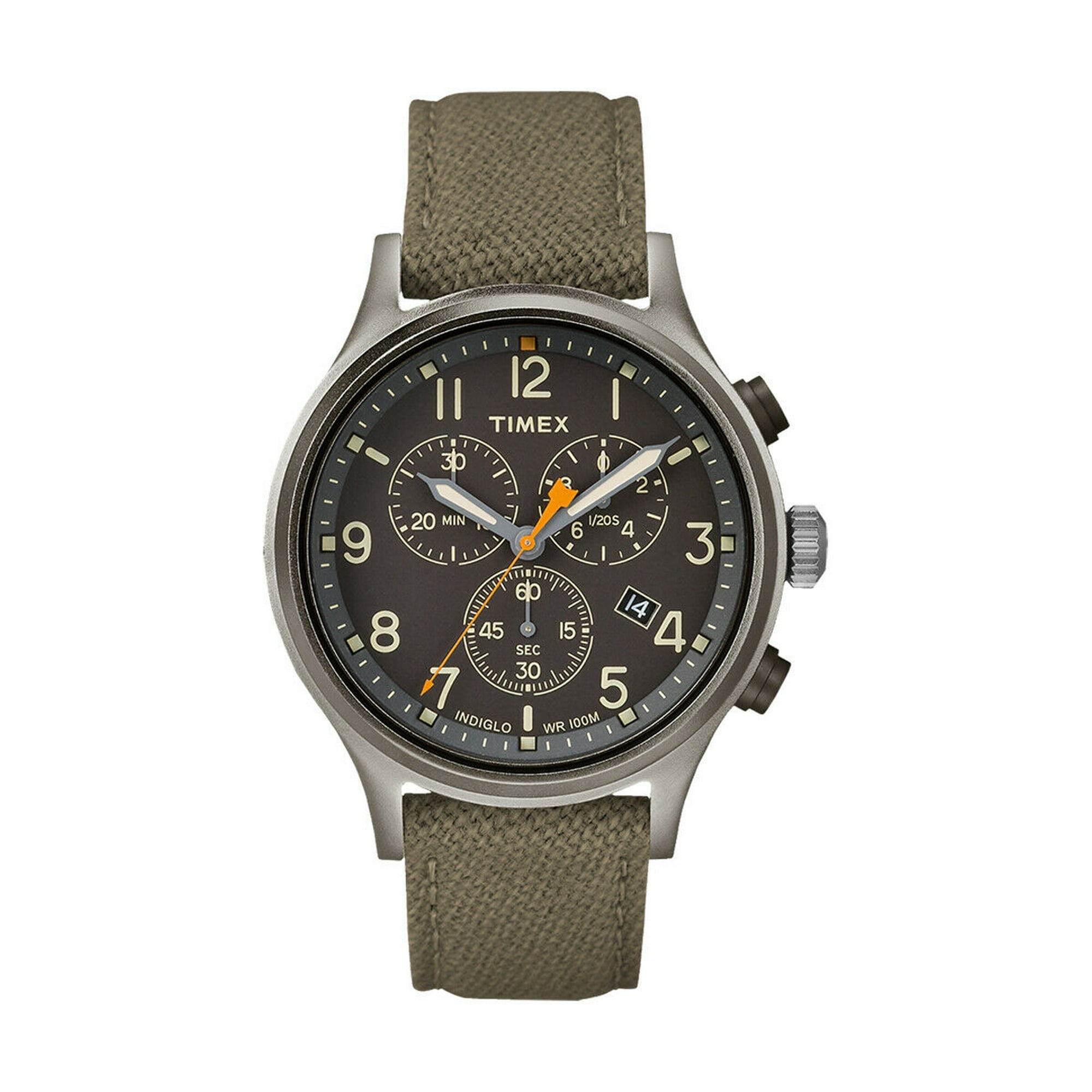 Timex Allied TW2R47200 Men's Fabric Strap Strap 42mm Chronograph Analog  Watch - Main Image
