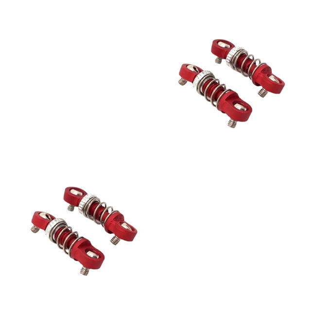 ZLight Lot de 2 Amortisseurs 1:28 Télécommande Voiture Crawler Simulation Camion Pièces de Rechange pour MINI-Q9 Rouge 2Ensemble