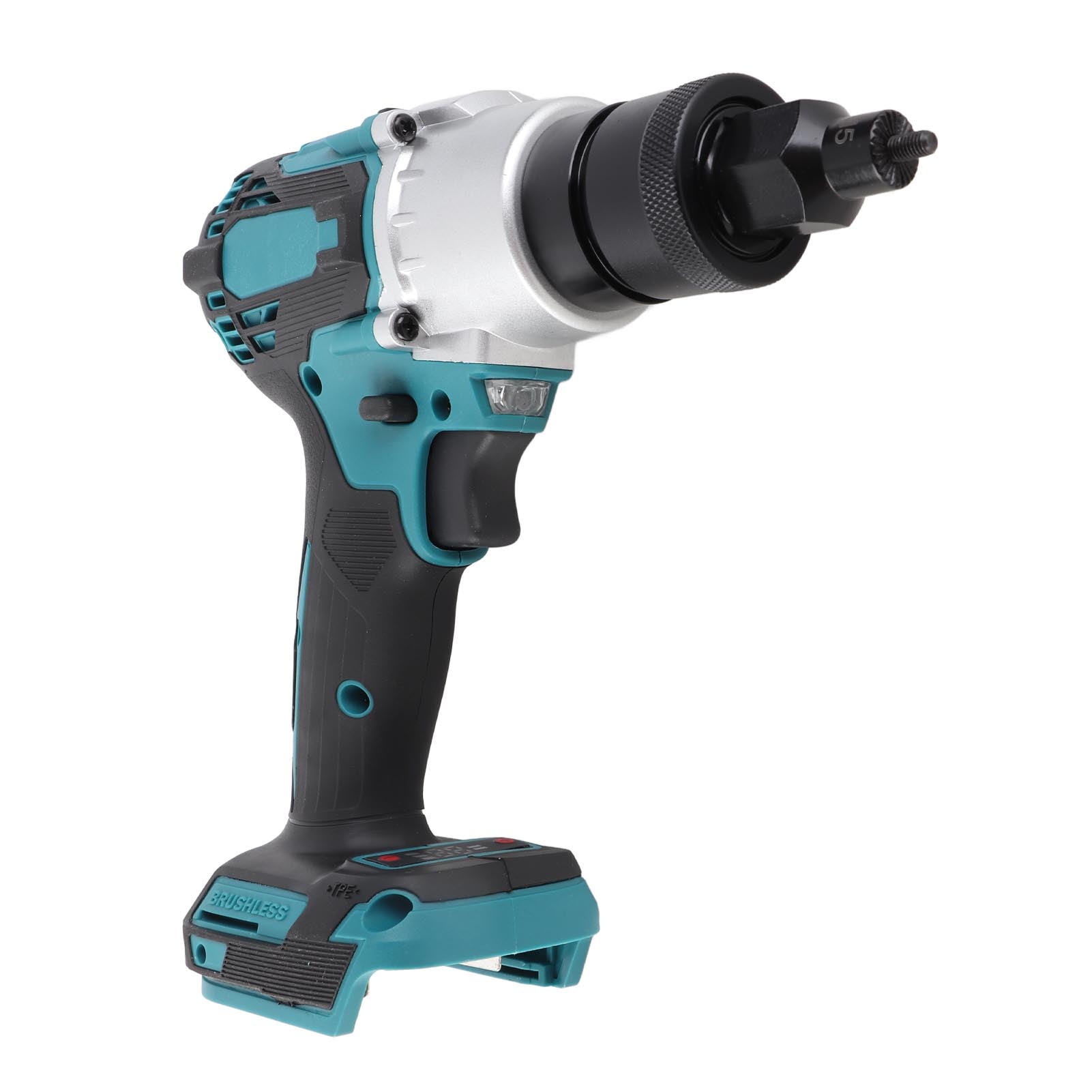 Elowen Powerful Rivet Nut Machine Tool Electric Riveter Anti Slip Handle Brushless Electric Rivet Nut Machine with LED Light