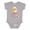 AC-Heather Grey, variant on Duckling on Books Boys or Girls Baby Bodysuit