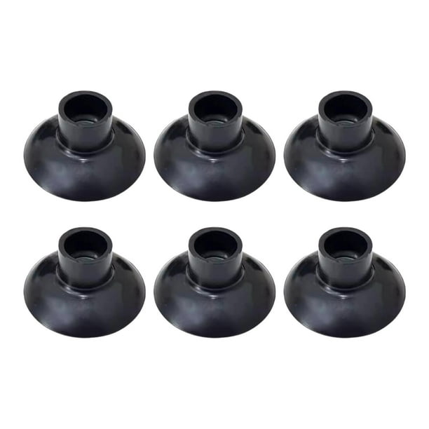 Protectores de patas para trampolines, ventosas silenciosas, absorción de impactos, resistentes 6 piezas